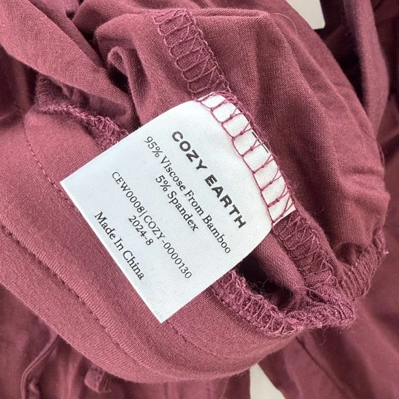 Cozy Earth Bamboo Stretch-Knit classic Pajama Set - Picture 5 of 6